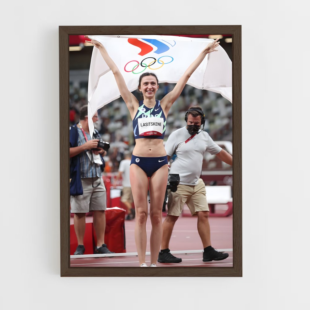 Poster Héroïne en Maillot – affiche Athlétisme (vue 5)